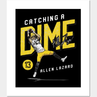 Allen Lazard Green Bay Catching A Dime Posters and Art